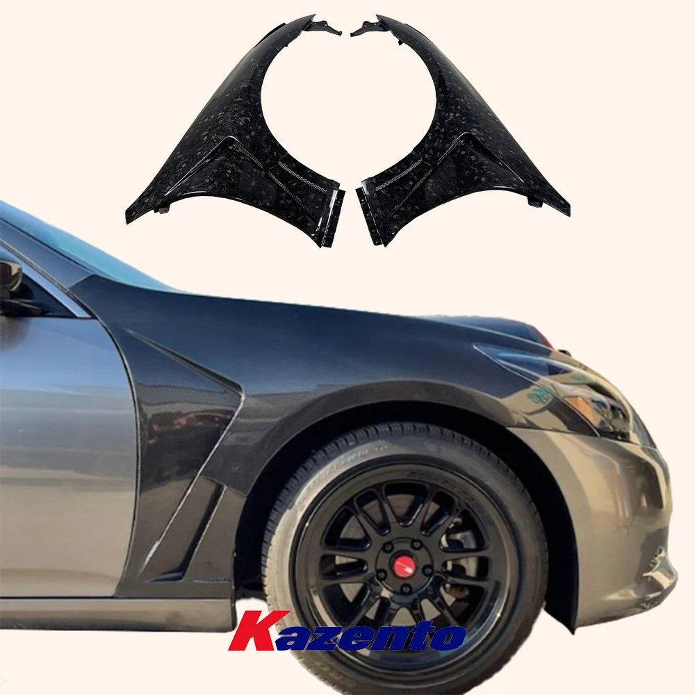 

For Infiniti G37 08-13 4 Door Sedan KZ Forged Carbon Fiber Vented Front Fender