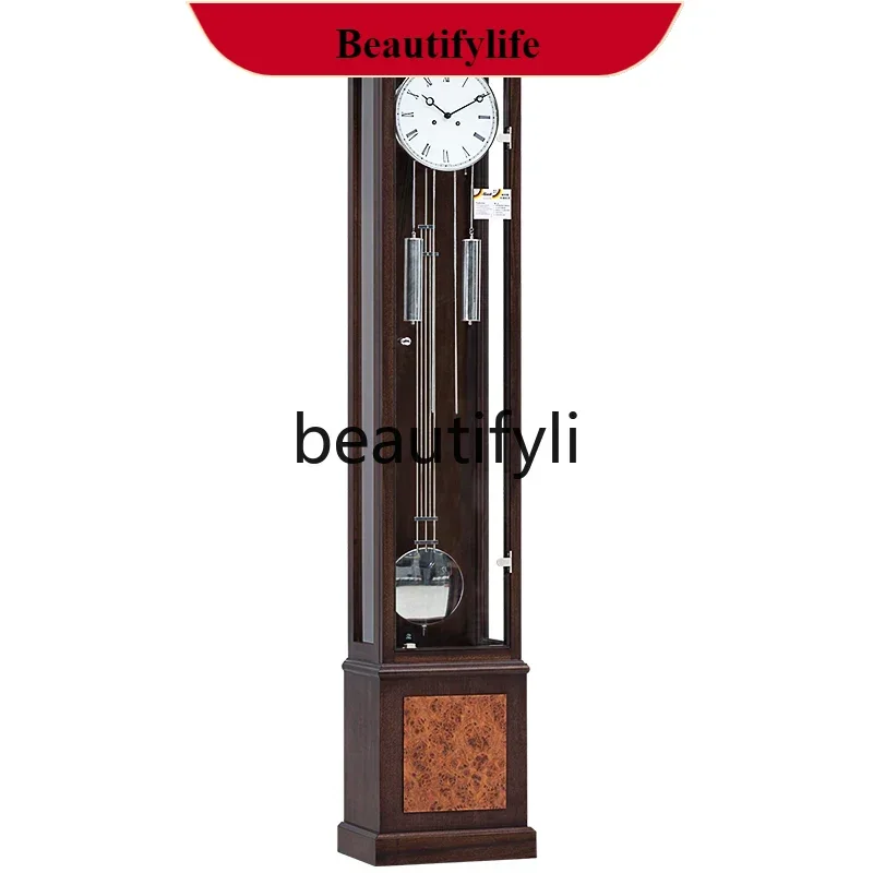 

F132 Modern Floor Clock Simple Light Luxury Large Table Clock European German Movement Floor Clock