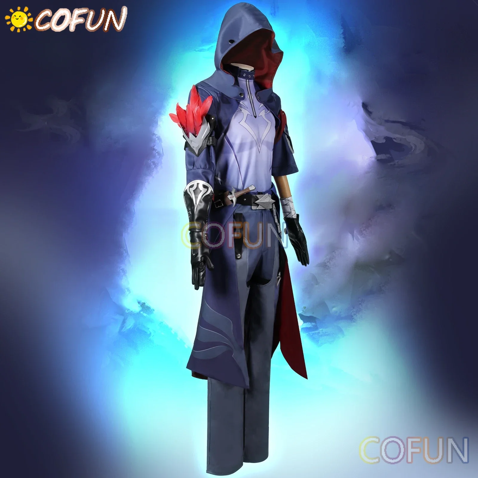 COFUN [Customized] Honkai Star Rail Moze Cosplay Costume Battle Uniform Suit Hoodie Coat Weapon Props Men Woman Halloween Party