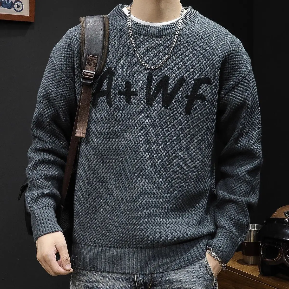 سترة عمال أمريكية للرجال ثقيلة الوزن للخريف والشتاء غزل ثي فضفاض مناسب طويل Sve round Ne Base irt ملابس خارجية...