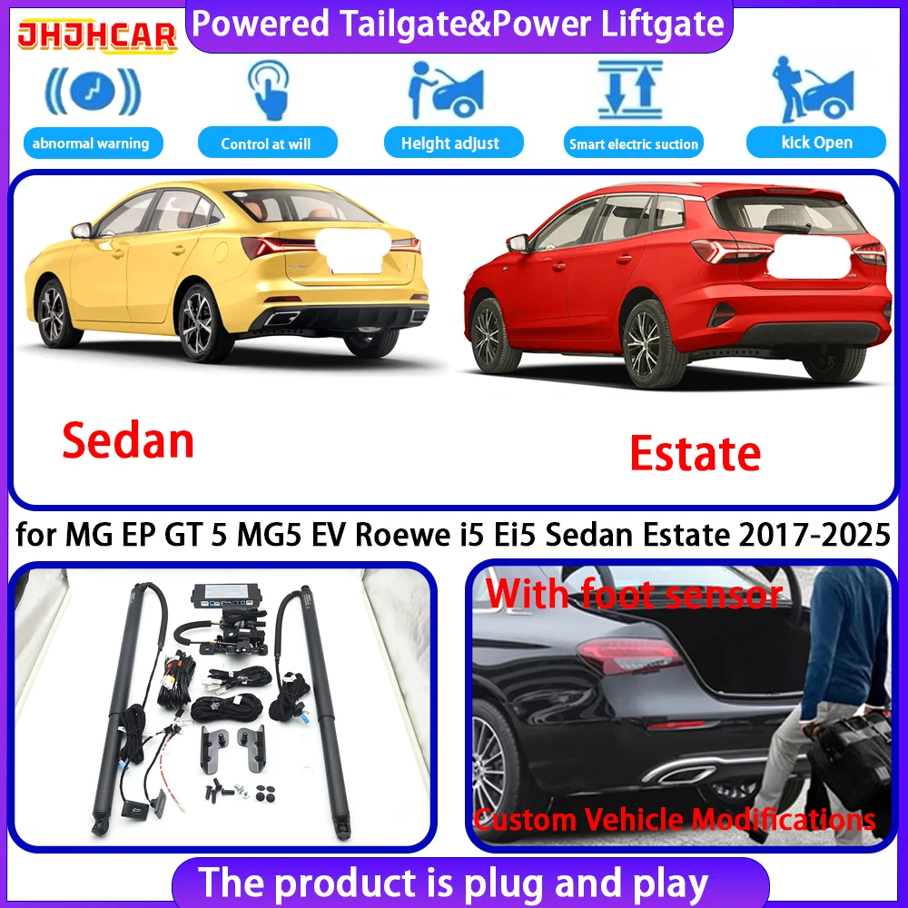 JHJHCAR for MG EP GT 5 MG5 EV Roewe i5 Ei5 Sedan Estate 2017-2025 Smart Electric Powered Tailgate Power Liftgate Tailgate System