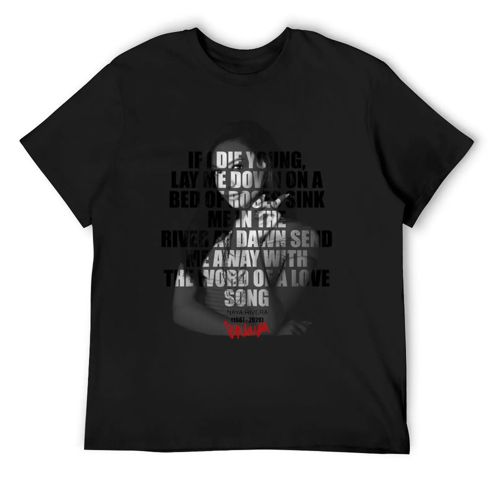 

Naya Rivera T-Shirt quick drying Funny t-shirts anime tshirt mens t shirts casual stylish