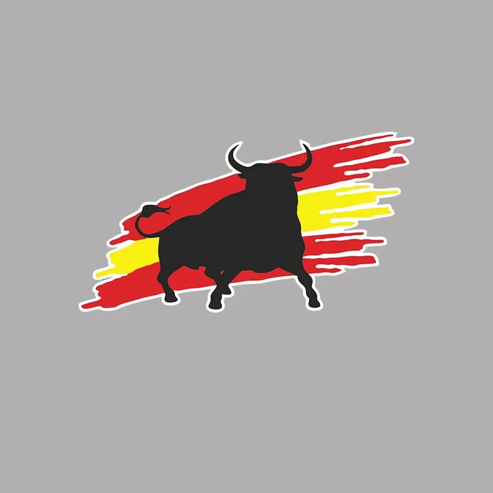 

Creative Bull Spain Vinyl Poster Laptop Handcart PVC Car Stickers Motorcycle Stickers Waterproof Stickers
