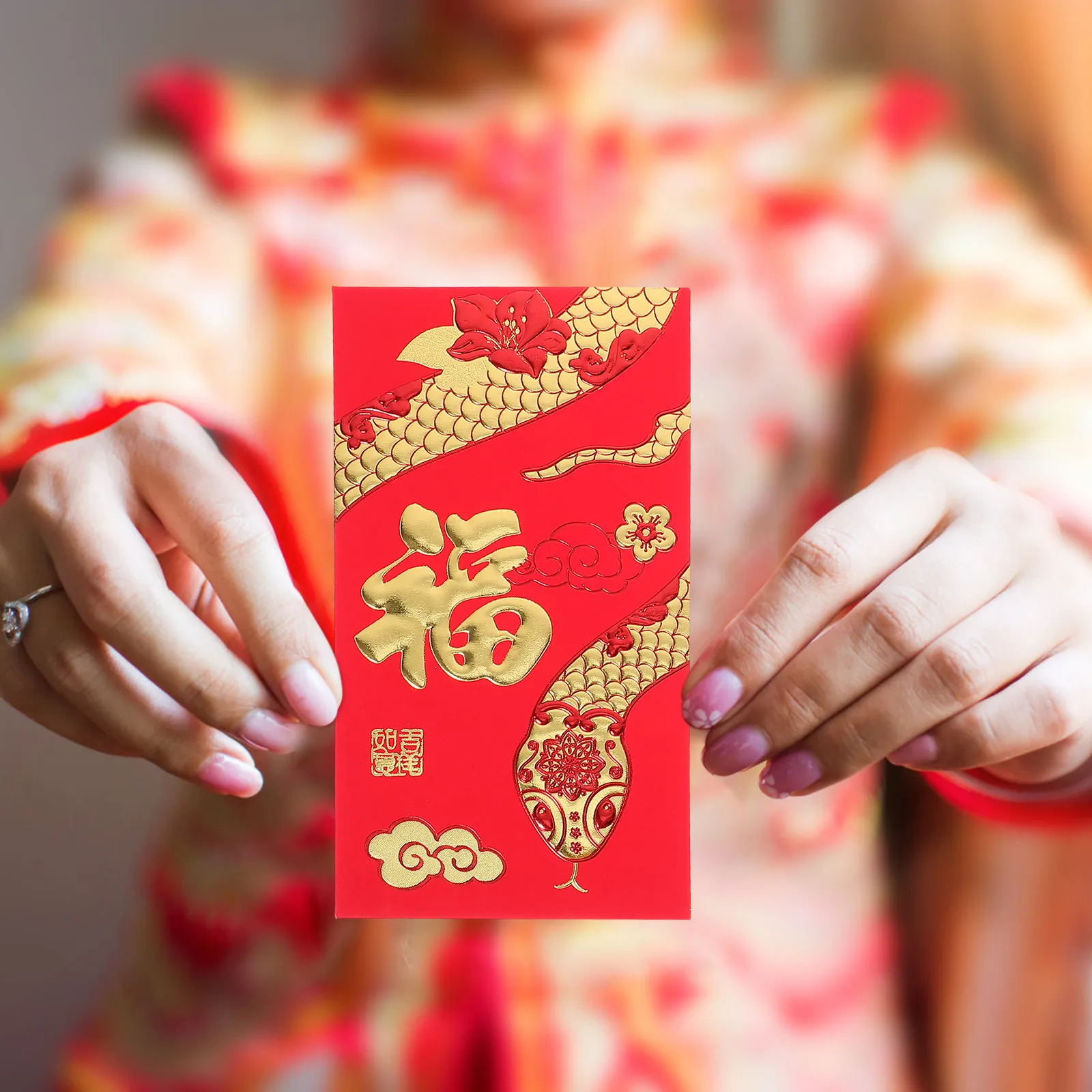 

36Pcs Traditional Red Envelopes Chinese New Year Spring Festival Lucky Money Packets Lunar Year 2025 Decorative Red Packets