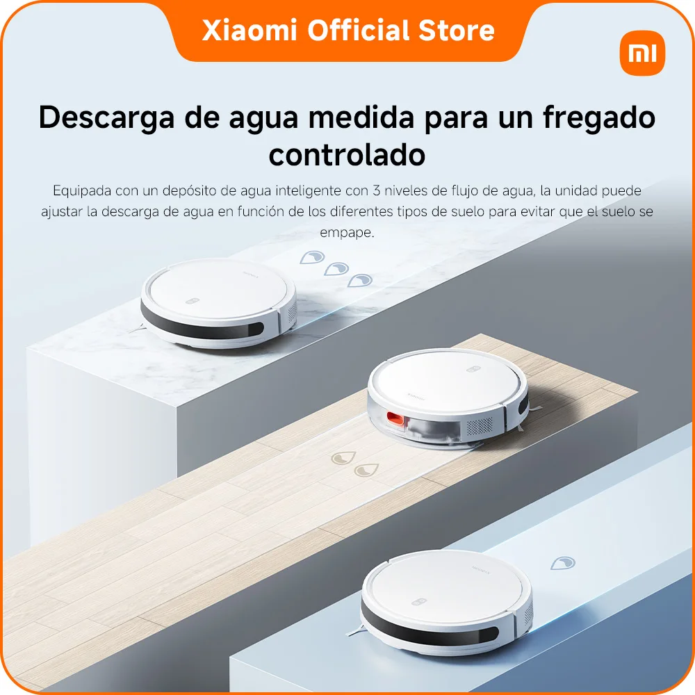 Oficial | Aspiradora Robot Xiaomi E12, Potente Ventilador de Succión de 4000 Pa, Limpieza Eficaz en una Sola Pasada 3