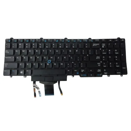 Backlit Keyboard w/ Pointer & Buttons For Dell Precision 3510 3520 3530