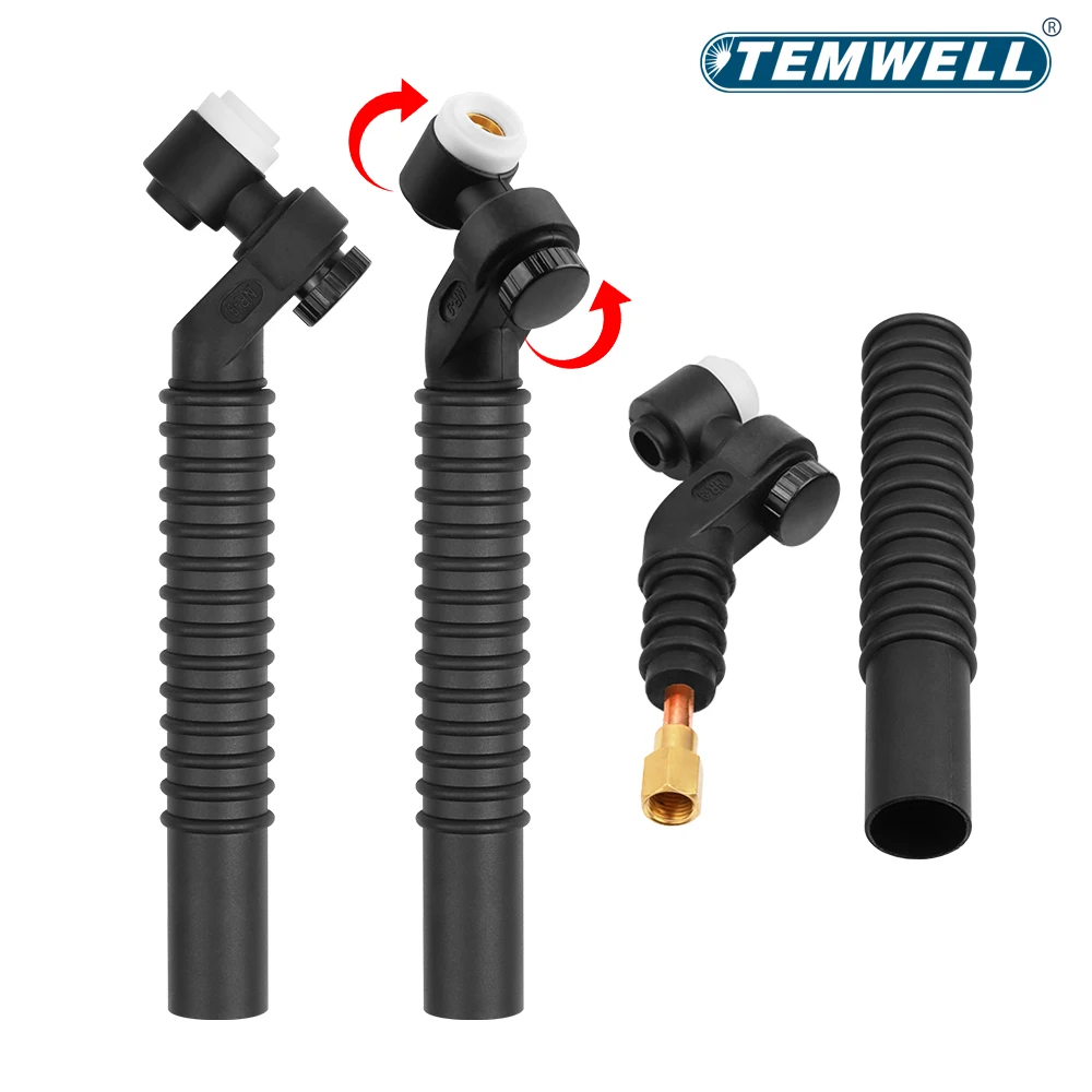 NR9 Tig Torch Head 360° Swivel Rotate Spin Neck Head Swivel Welding Body For Argon Air Cooling