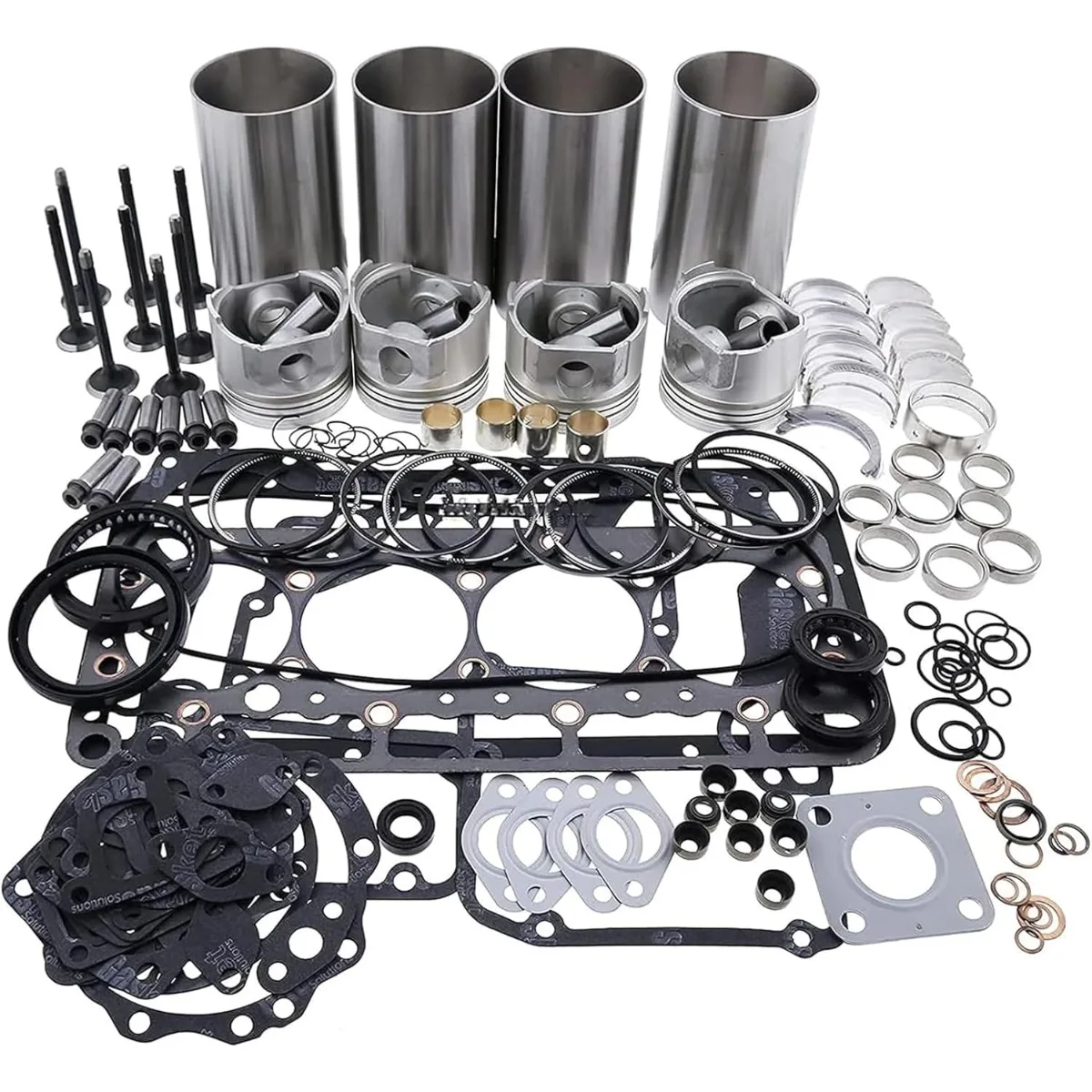 4LE2 Overhaul Rebuild Kit Compatible for Isuzu 4LE2 Hitachi Excavator ZX40U ZX50U ZX55UR ZX70-3 ZX80LCK-3 ZX85US-3 ZX85USB-3