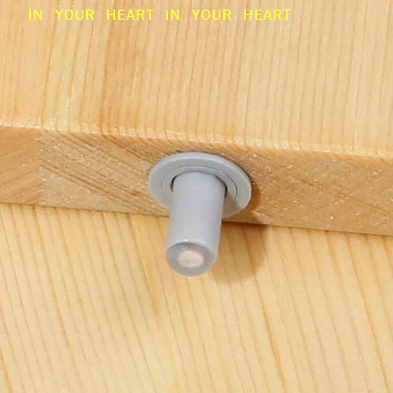 【X】Gray Cabinet Door Catches Soft Close Buffers for Kitchen Cupboard 10PCS Drawer Damper Stopper Accessories