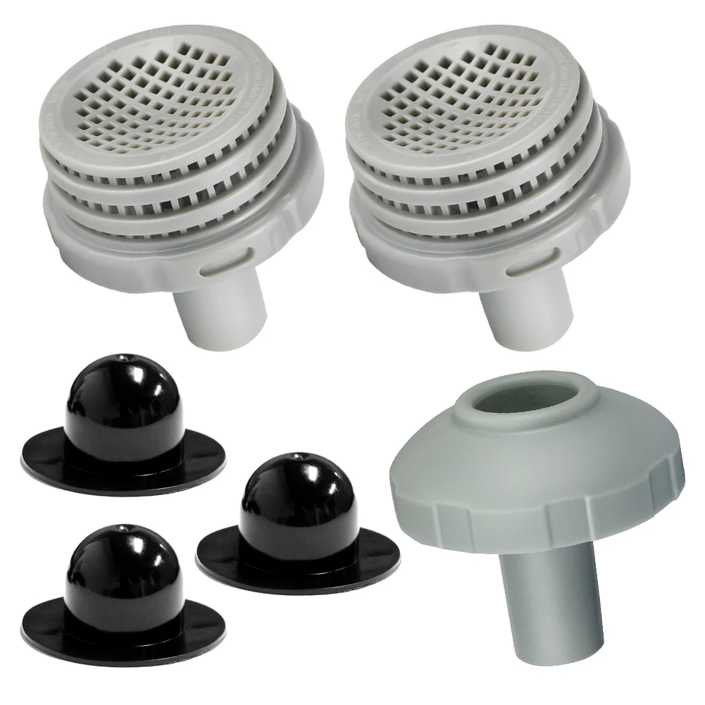 Kit de conector de chorro de agua para piscina, rejilla de filtro de salida para piscinas sobre el suelo Intex, juego fácil, 25022E