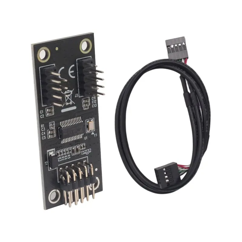 hub-usb-b68a-divisor-usb-adaptador-de-hub-usb20-de-9-pinos-para-2-conectores-de-9-pinos-riser-para-placa-mae-conector-usb-de-9-pinos-cabo-de-extensao-1-para-2-preto