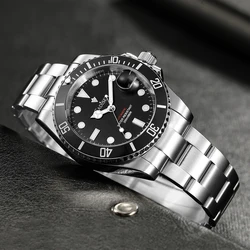 CADISEN New Men Automatic Mechanical Watches NH35A Movement Stainless Steel Sapphire Glass Waterproof Men Watches Reloj Hombre