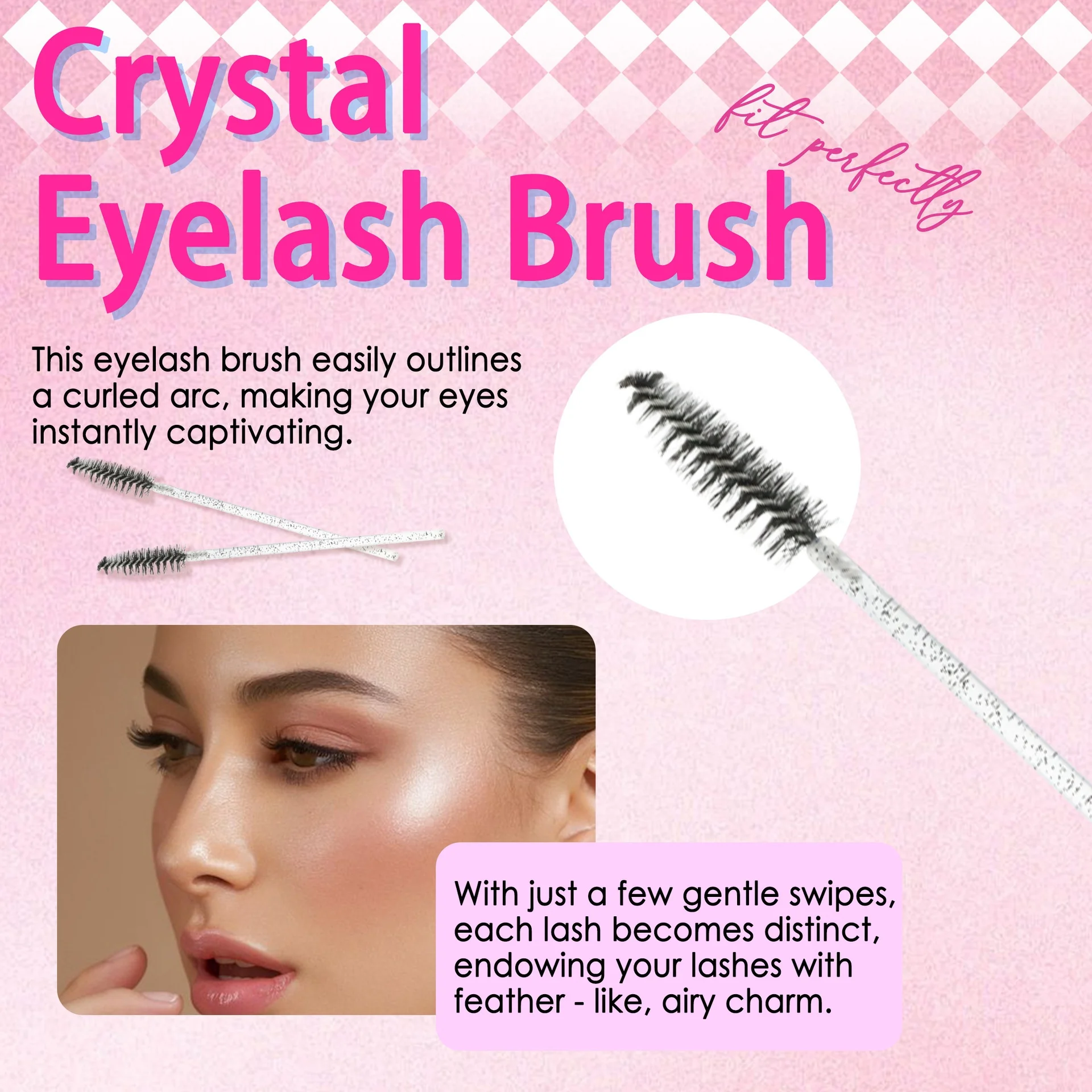 QIUNING マンガラッシュクラスターキット クリアフェア - Eyelash Extension Wet Look のレビューと価格