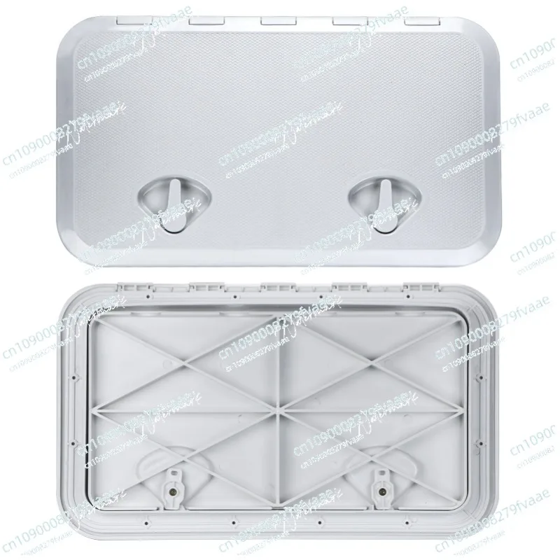 

Yacht inspection hole square deck hatch white non-slip