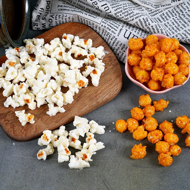 Modelo de comida simulação pipoca frango decoração de cena de casa