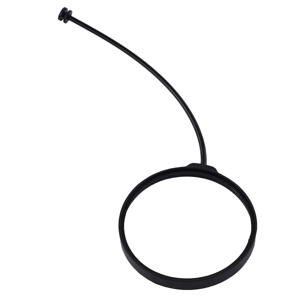 

16117222391 Fuel Gas Filler Tank Band Cord Tether Ring For BMW 1 3 5 Series Black-Accessories For Vehicles