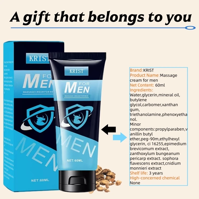 Epimedium Extract Men’s Intimate Nourishing Gel 60ml Private Care Fragrance‑free, alcohol‑free