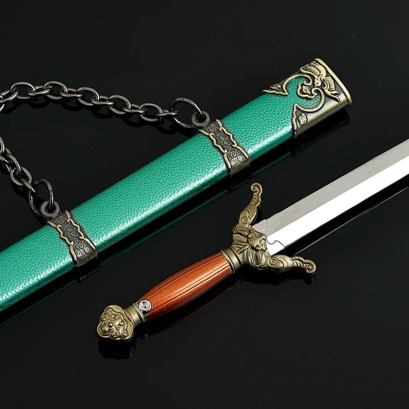 Espadas medievales de 22cm/8,66 pulgadas, un hombre llamado, periféricos de héroe, armas de utilería, modelo cosplay, regalos de vacaciones, juguetes, adornos deportivos, exhibición