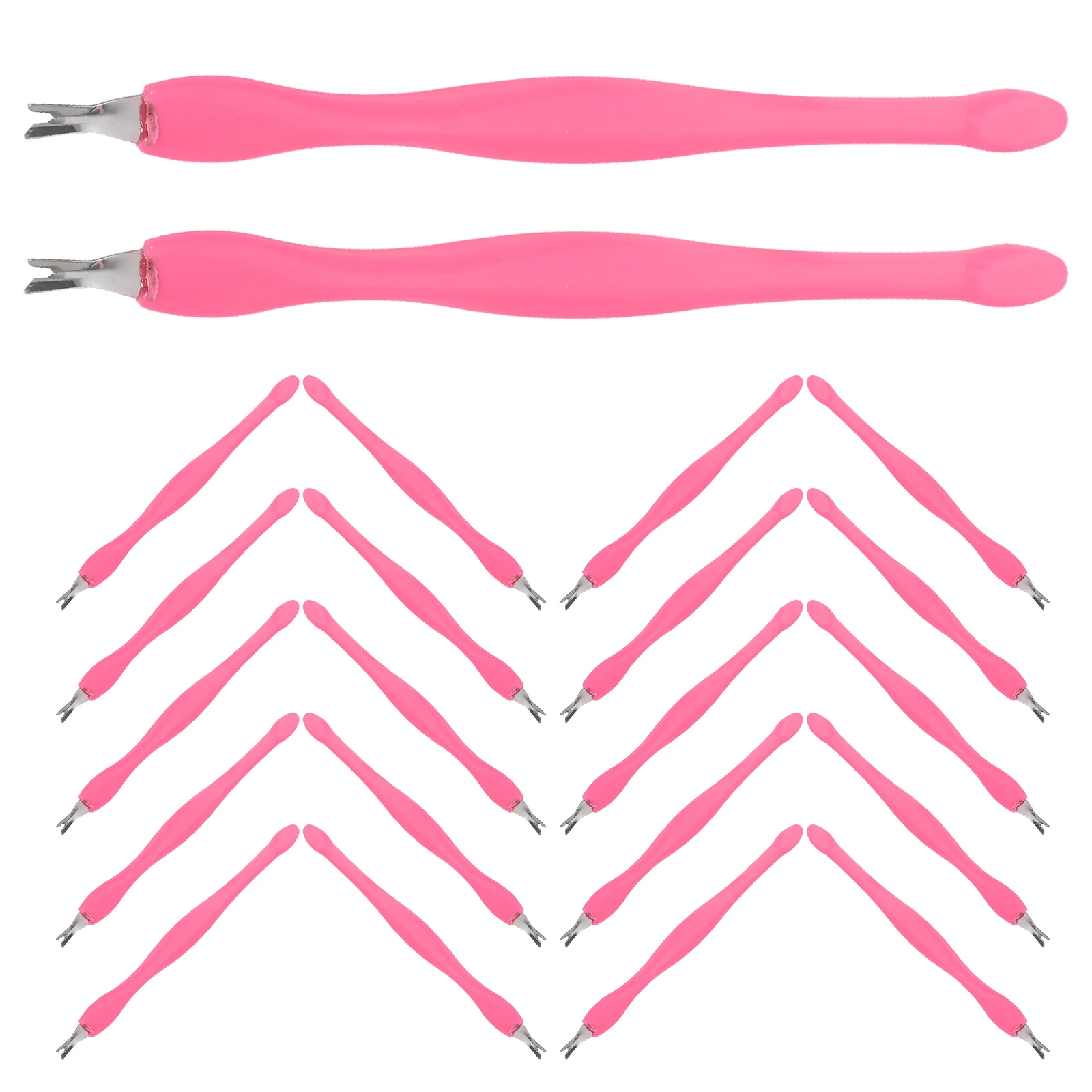 

24Pcs Cuticle Trimmer Stainless Steel Dead Skin Remover Ergonomic Design Nail Grooming Tool for Home Salon Use