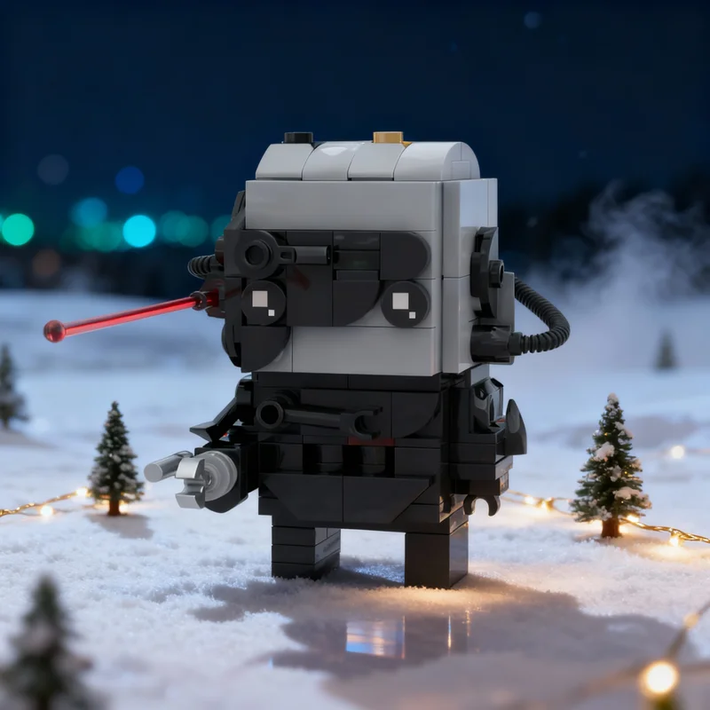 

181pcs MOC Brickheadz Locutus Borg Model Building Blocks Architecture Toy Christmas Gift Assemble Creative Idea Education Brick