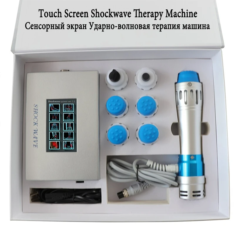 2023 New ESWT Extracorporeal Shock Wave Therapy Machine With 7 Heads Pain Relief Lattice Ballistic Shockwave Pain Physiotherapy