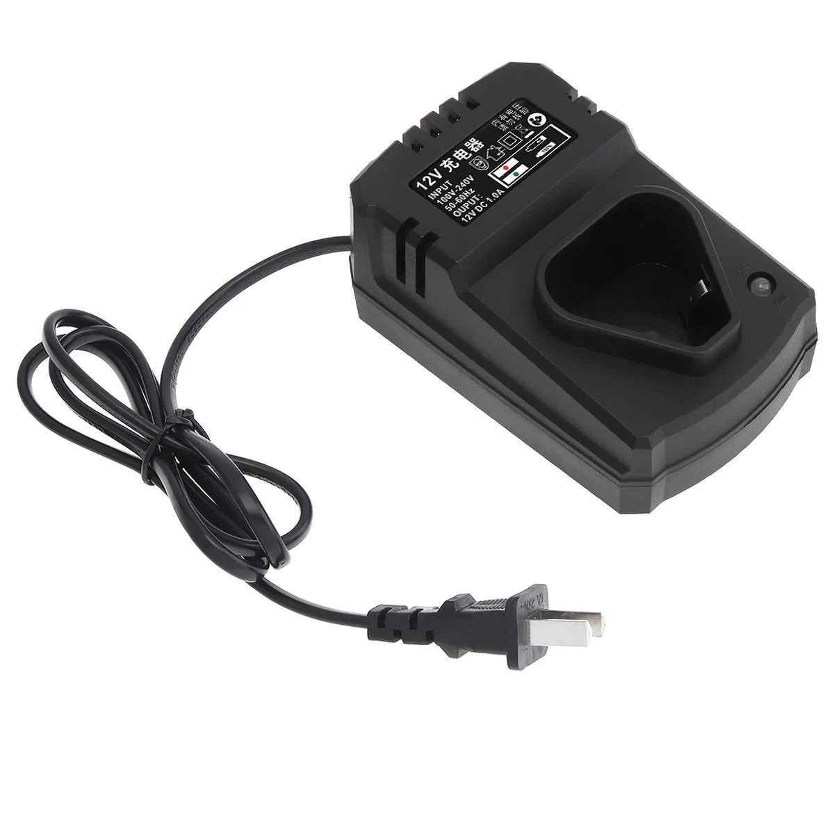 12V DC Portable Multifunction Li-ion Rechargeable Charger Support 110-240V Power Source for Lithium Drill /Electrical Wrench