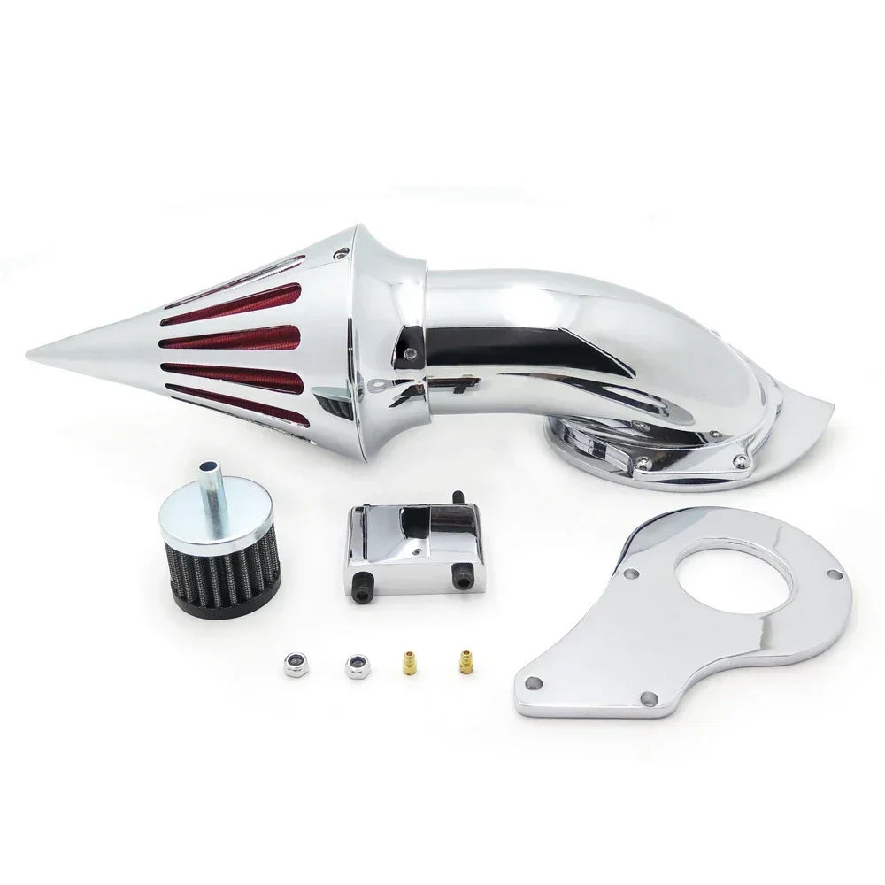 Billet Aluminum Air Cleaner Kits Intake Filter Spike for Honda Shadow 600 VLX600 1999 & UP Aftermarket Motorcycle Parts