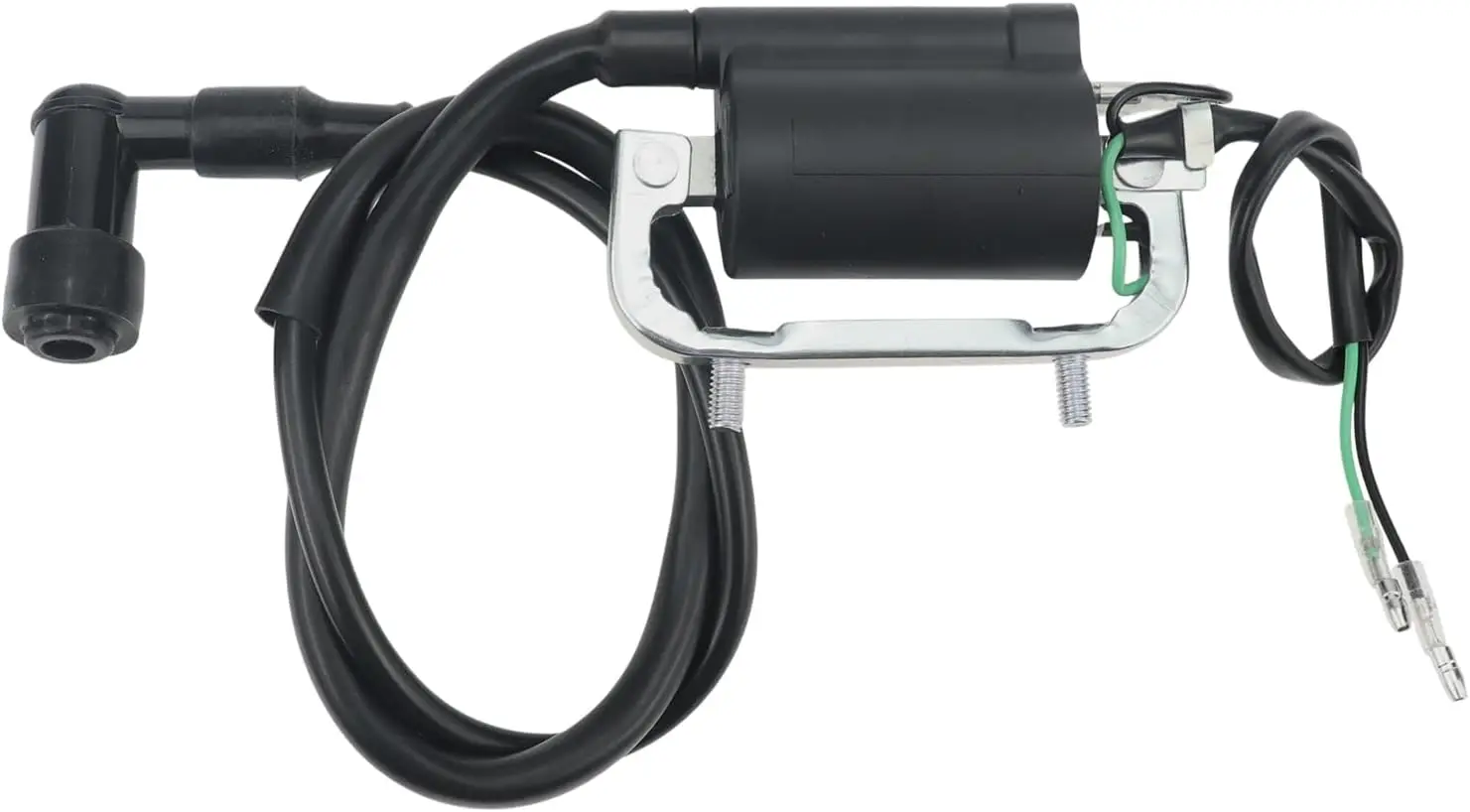 30530-102-780 Ignition Coil with Spark Plug Cap for Honda CT90 CM91 C90M Trail 1966-1979 Replace 30250-052-000, Black