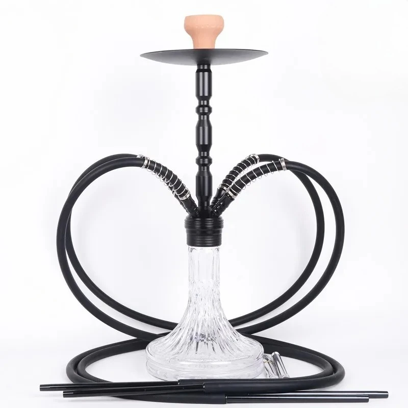 Large four-pipe shisha, bar multi-person hookah set SHISHA