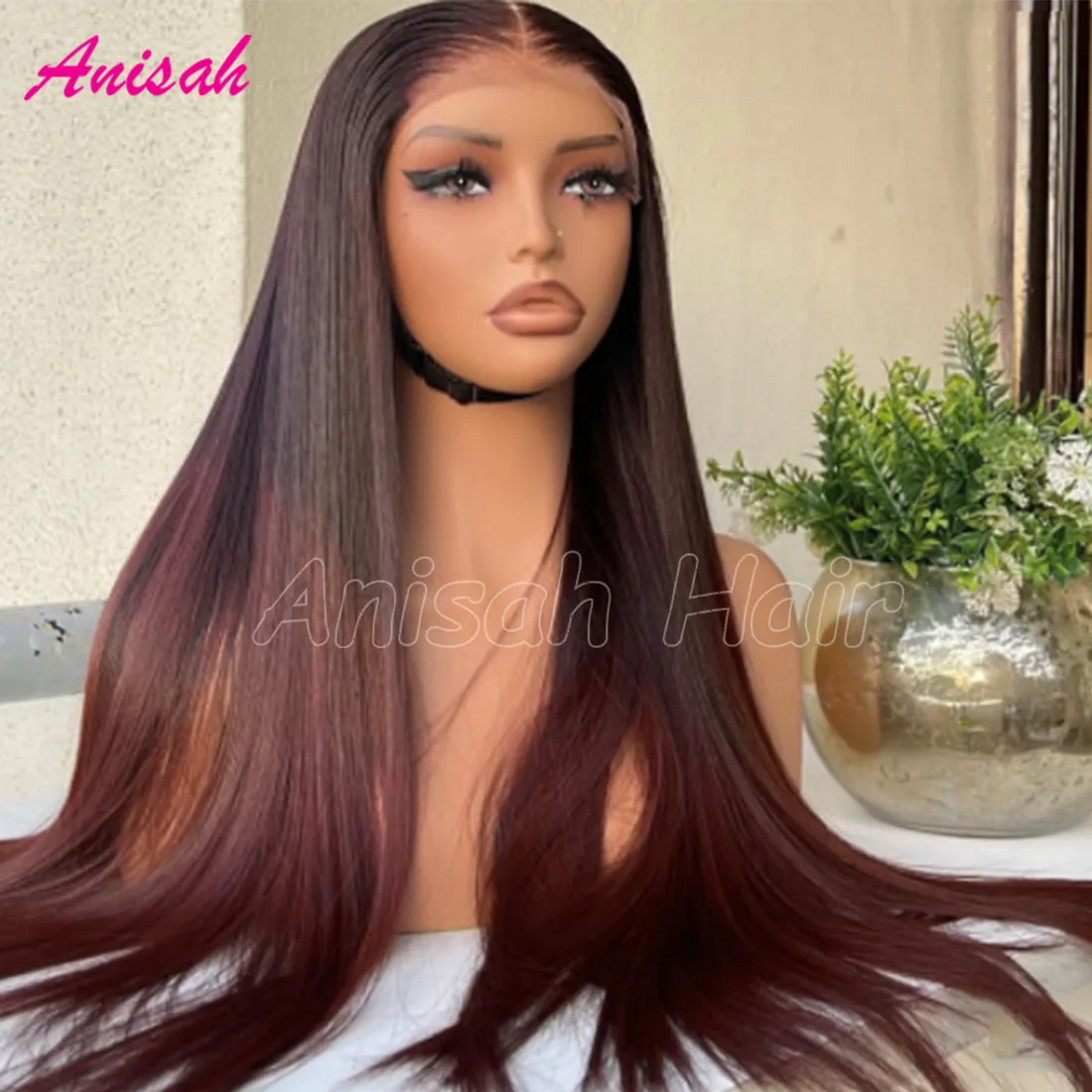 البرازيلي مستقيم الدانتيل الباروكة أمامي شعر الإنسان العظام مستقيم الدانتيل الجبهة باروكة من شعر طبيعي غلويليس الدانتيل إغلاق شعر مستعار للنساء السود #4