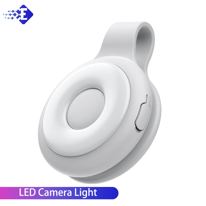 

Магнитный заполняющий светильник для мини-телефона, портативный складной магнитный заполняющий светильник для селфи, трехцветный регулируемый светодиодный светильник