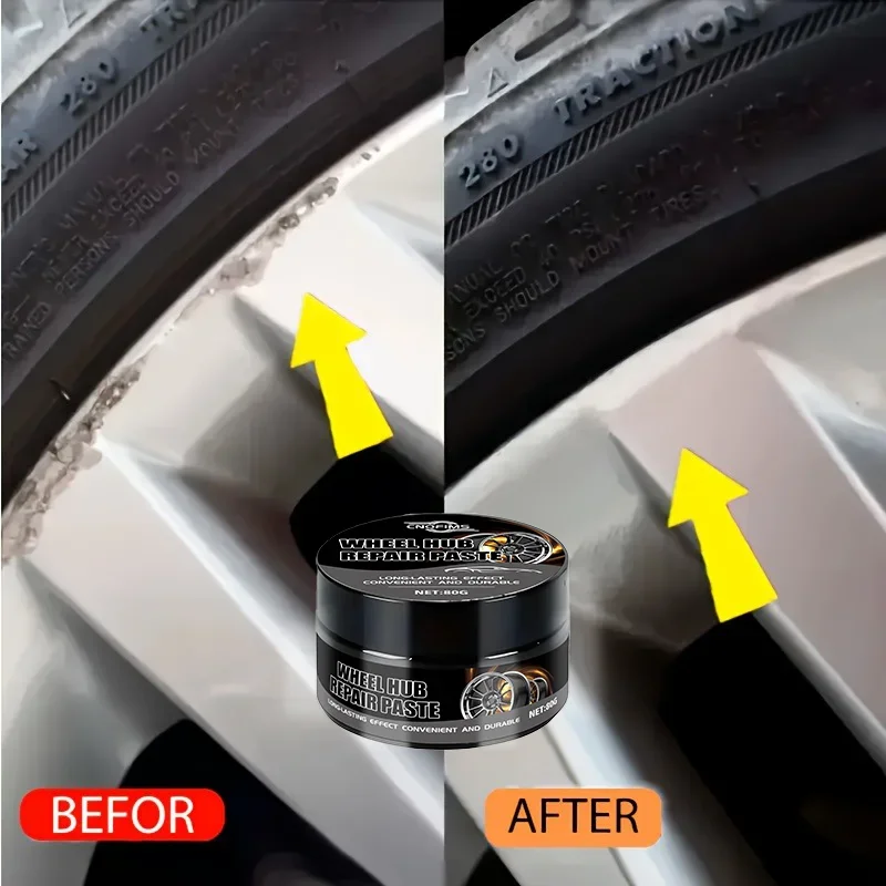 

Воск для ремонта царапин на колесах Fasilawei — устраняет царапины, адресные диски на колесах, улучшает блеск и гладкость на колесах и выступает.