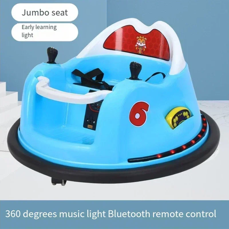 Children's Bumper Car Electric Remote Control Car Infant Baby Universal Wheel Can Sit People Children Toy Remote Control Car