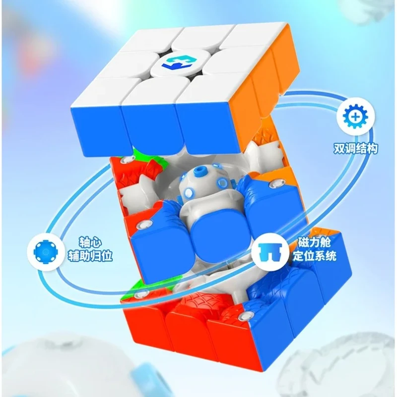 [JudyCube] Moretry & SaoCube Tianma X3 Maglev Ball Core 3X3 Cubo magnetico Puzzle professionale Giocattoli ZCube 3x3 Regalo per bambini