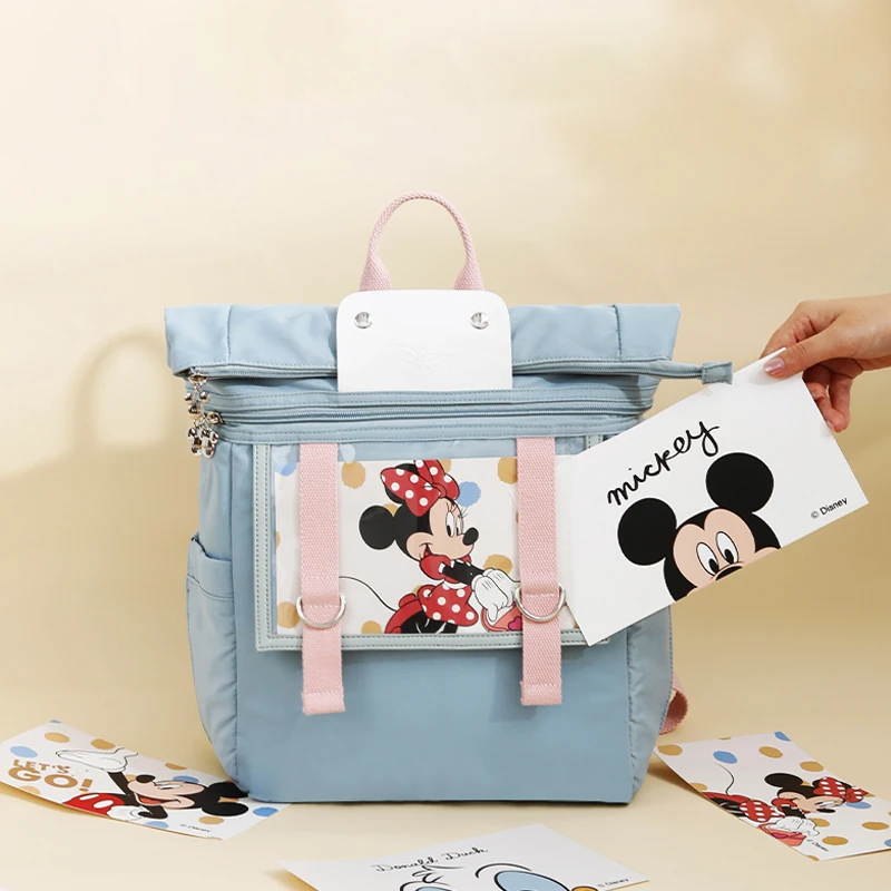 Disney Borsa per pannolini per bambini Zaino per mamma Maternità Passeggino da viaggio Zaino per pannolini Borsa per allattamento per mummia di