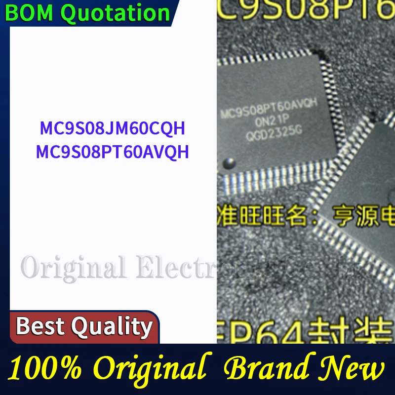10pcs/lot MC9S08JM60CQH MC9S08PT60AVQH  plastic casing Original  In stock High quality