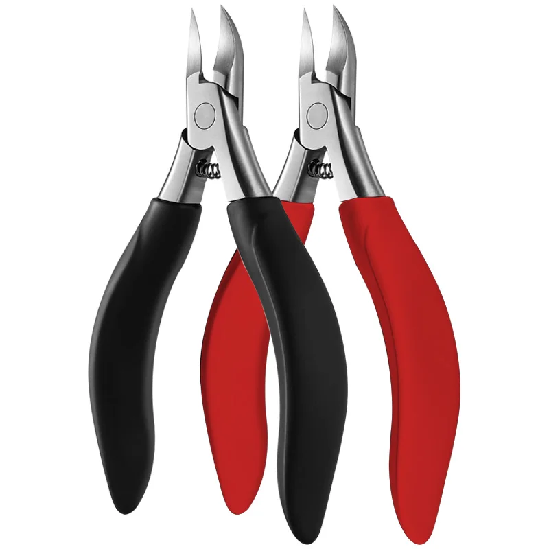 1Pcs Ingrown Nail Clippers Thick Toenail Clipper Comfort Grip Fingernail Clipper Ergonomic Handle Toenail Scissors