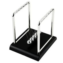 Newton Pendulum Ball Collision Ball Balance Ball Classic Square Pendulum Ball Black Bottom Student Gift Physics Science Decom...