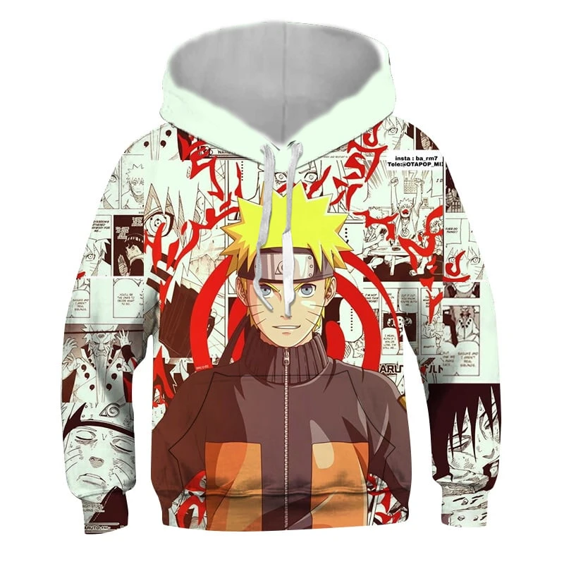 Uchiha Itachi Boys Girl Hoodie Naruto Shippuden Men's Hoodie 3D Print Sasuke Pullover Kakashi Men's Hoodie Fashion Men Clothing