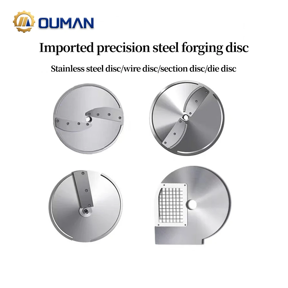Auman Machinery Commercial Kitchen Multifunctional Vegetable Cutter Chopper Meat Slicer Bakery 220V 3150W Super Big Motor Fruit