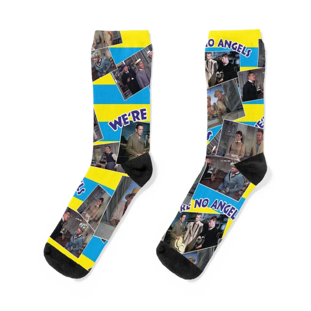 

Мы нет ангелов, 50-х годов, носки для фильма, мужские носки для регби счастливого мультфильма, мужские носки, люксовый бренд, женские