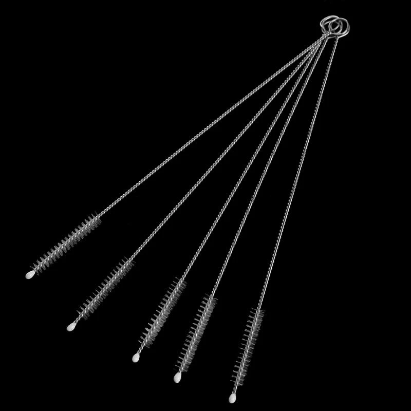 J15U 5xDrinking القش فرشاة تنظيف غلاية صنبور بهلوان فرشاة الأنابيب أنبوب الأنظف #4