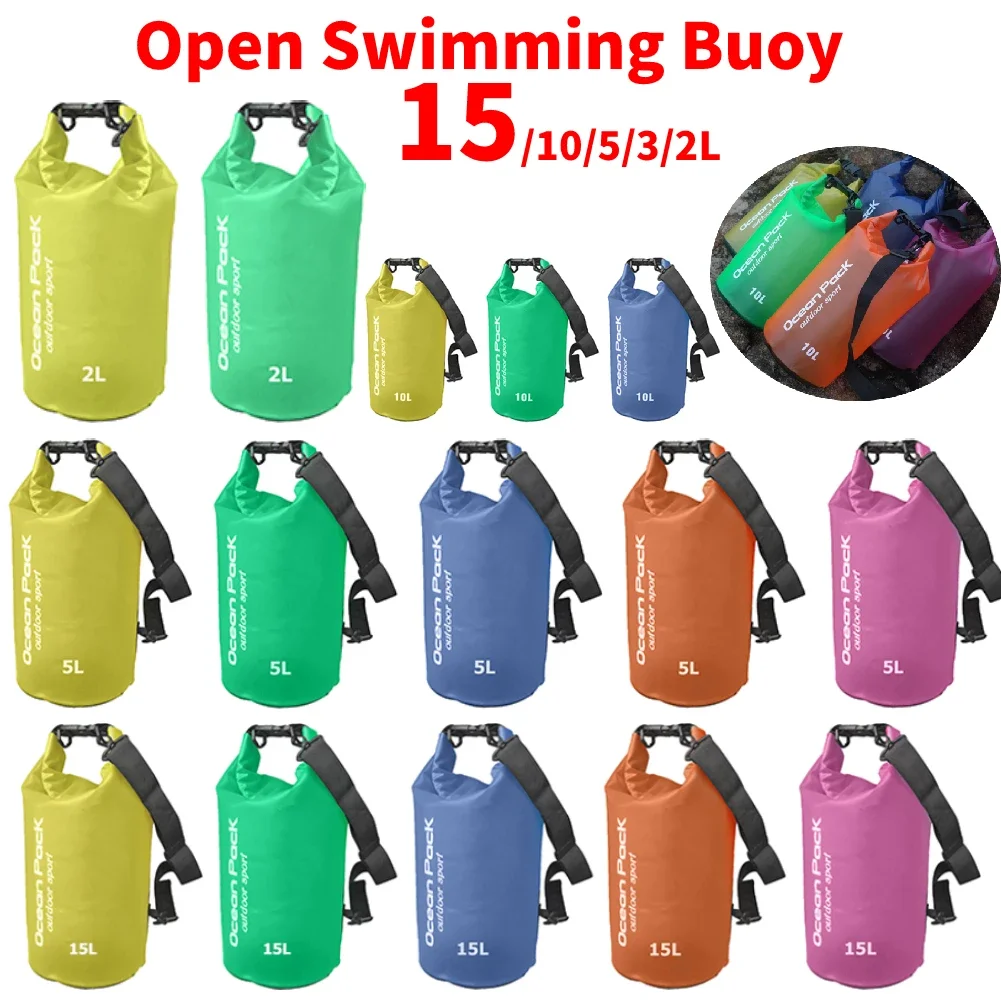 

Л буй для открытой воды водонепроницаемые сумки для плавания сухая сумка портативный взрослый поплавок для бассейна плавающий сухой мешок надувной плавающий буй