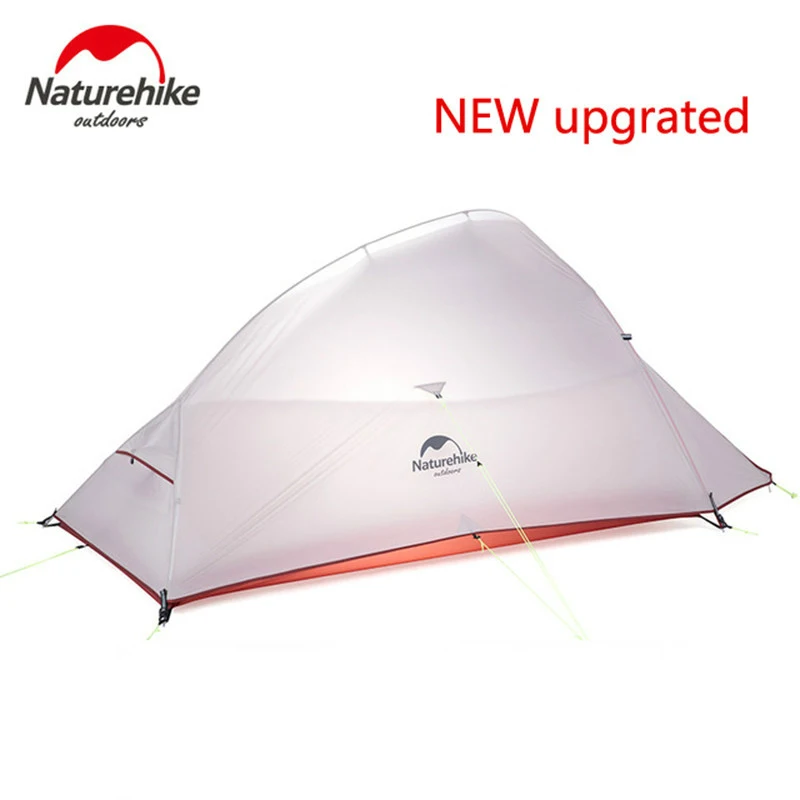 Туристическая водонепроницаемая палатка Naturehike Cloud Up Series 123, нейлоновая палатка 20D 210T с бесплатным ковриком