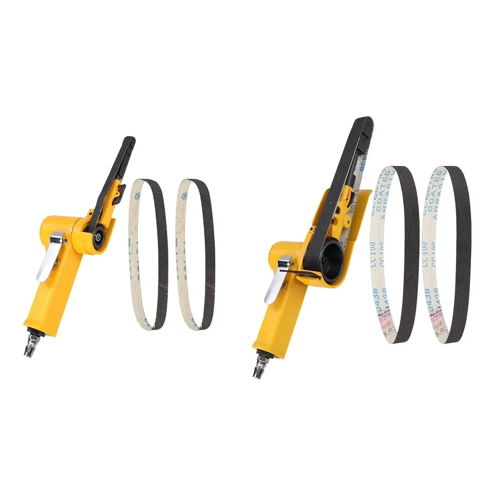 Pneumatic Sander Sturdy Wear Resistant Iron Convenient Pneumatic Tool for Weld Removal Polishing Profile Sanding Metal Working