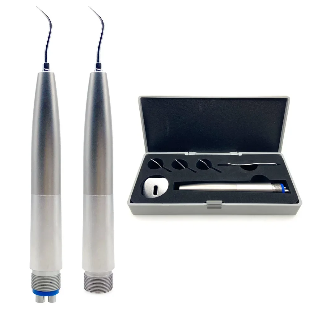 

2/4 Holes Dental Ultrasonic Air Scaler with 3 Tips Tooth Calculus Remover Cleaning Handpiece Whiten Tooth Cleaner Dental Tools