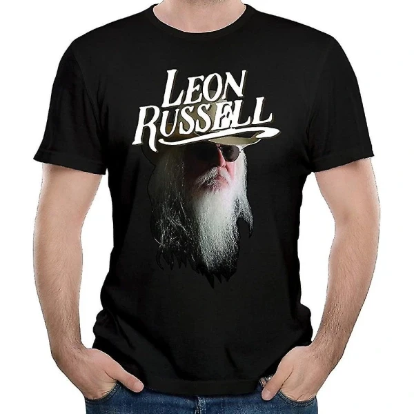 

Men's 100% Pure Cotton Privat Custom Man Leon Russell Scoop Neck Klassisk T-shirt S-4XL Motorcycle Tee
