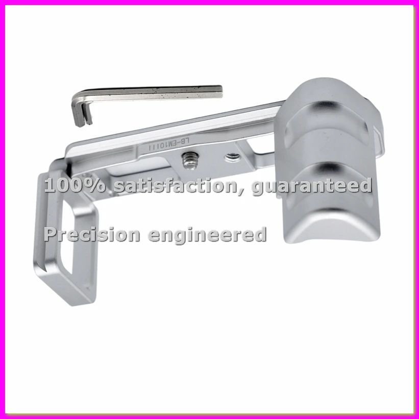 

Кронштейн-рукоятка L-типа для камеры E-M10III, быстросъемная пластина, аксессуары для камеры, серебристый-ELEC