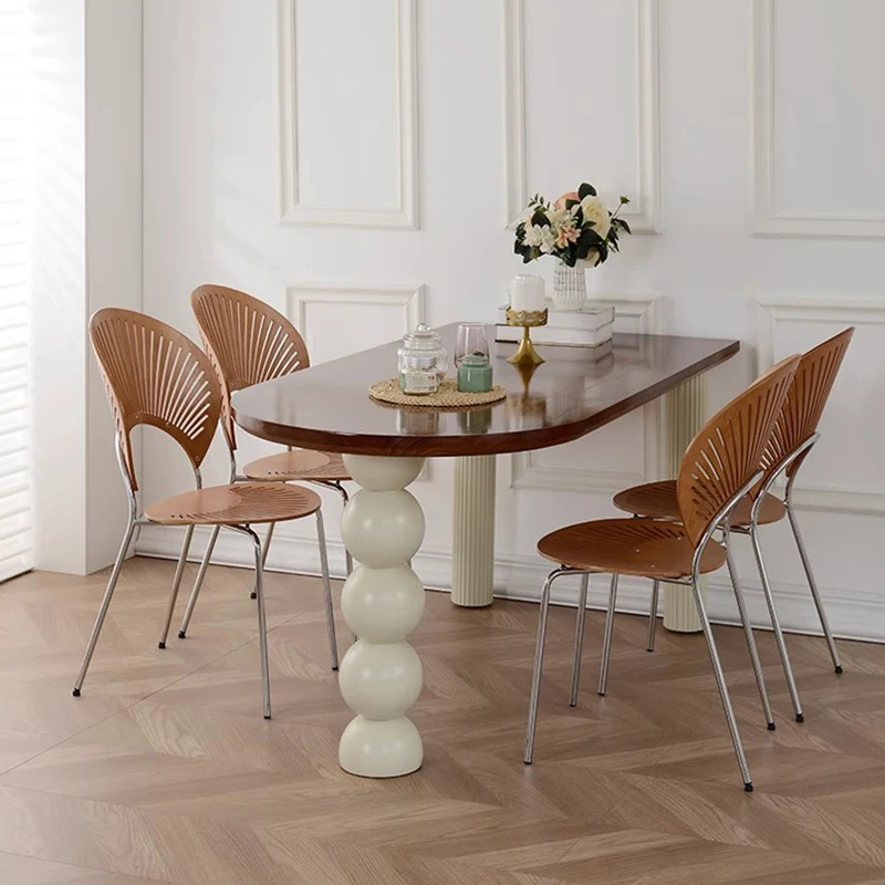 Nordic Unique Premium Dining Table Elegant Aesthetic Dining Tables Luxury Design Tavolo Allungabile Pranzo Dining Room Furniture