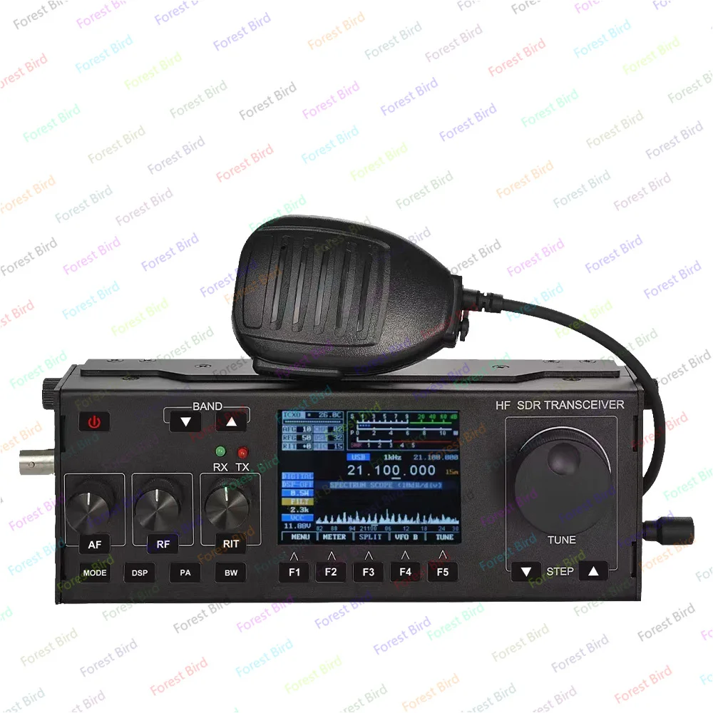 HF Transceiver RS-918 15W CB Radio 27  Hz AM FM CW SSB Free DV RX 2 Hz - 30 trillion Hz TX Full Ham Band Software Definition